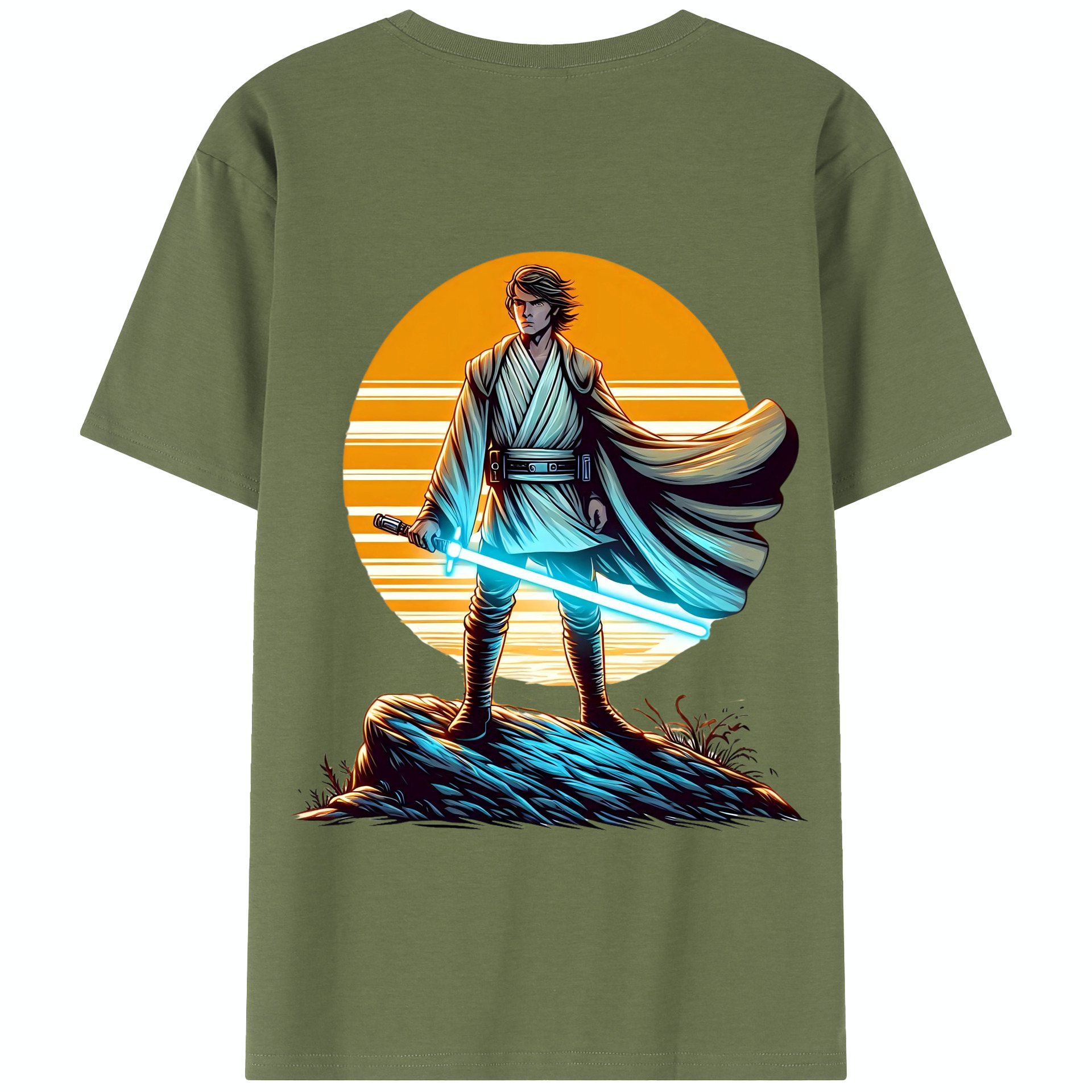 （画像用） スター・ウォーズ Star Wars 綿100％半袖Tシャツ（背面プリント）
